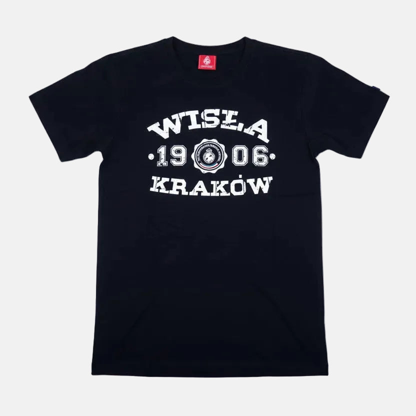 T-shirt College - czarny - Wisła Kraków Offical FanShop