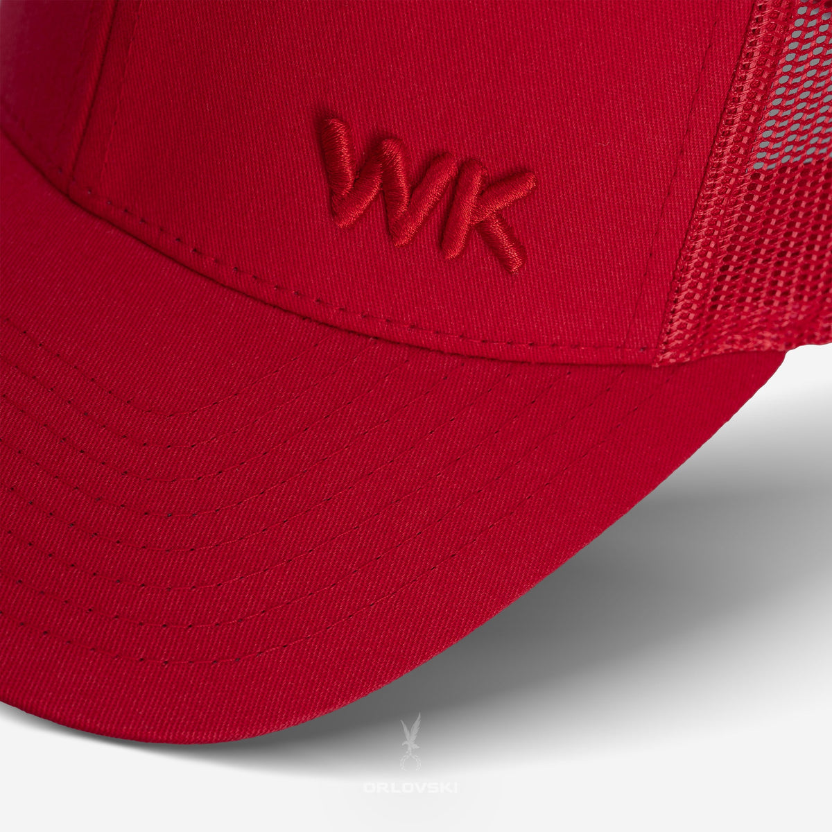 Czapka z daszkiem WK - czerwona - TS Wisła Kraków 1906 - Przestrzeń Białej Gwiazdy