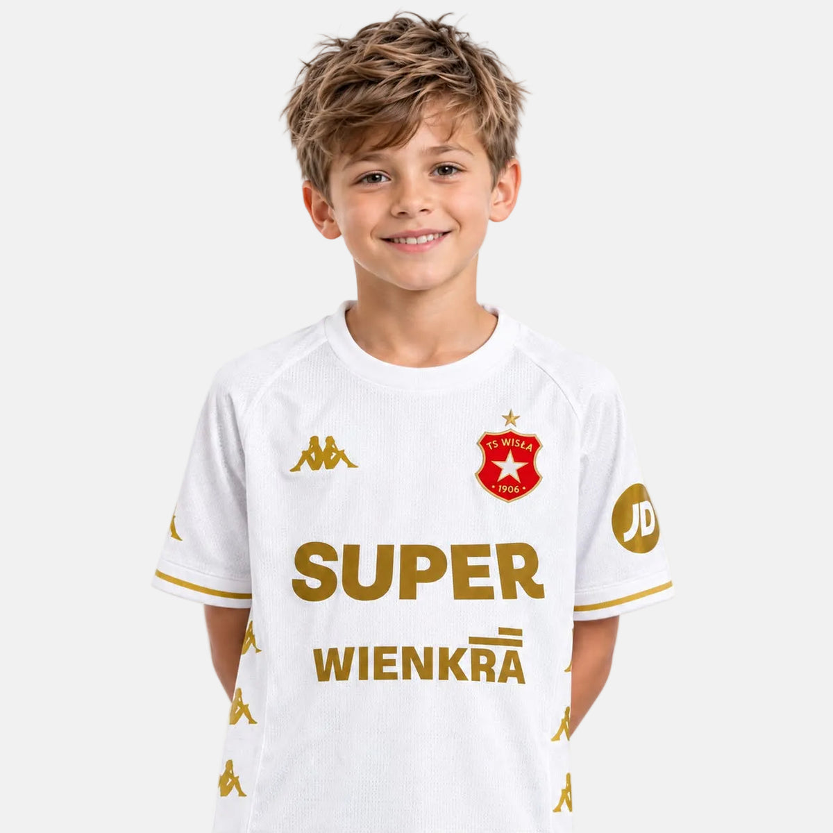 Kappa koszulka meczowa 26/27 junior - biała (wyjazdowa) - Kappa