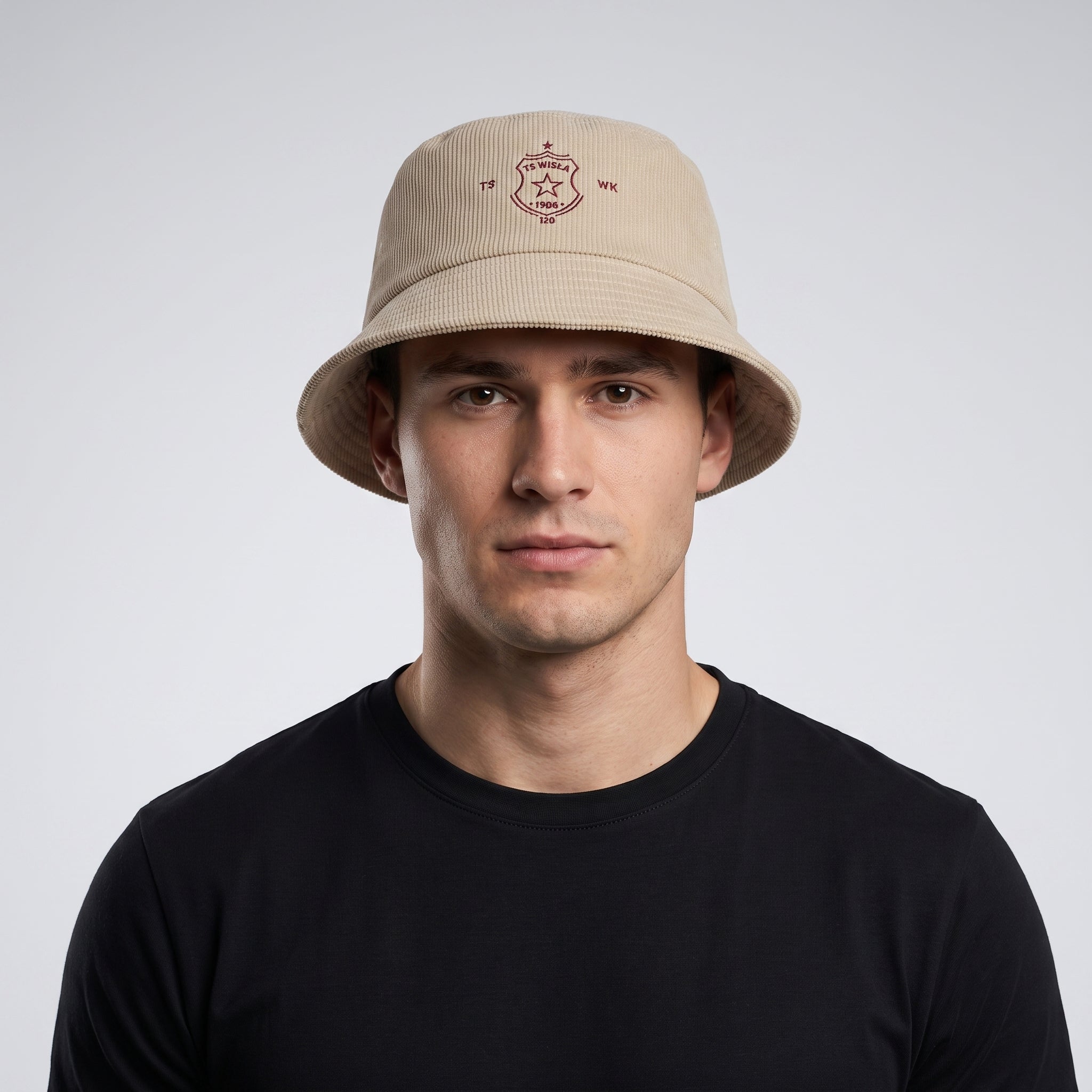 Kapelusz Herb 120 lat-beżowy - Official FanShop - TS Wisła Kraków SA