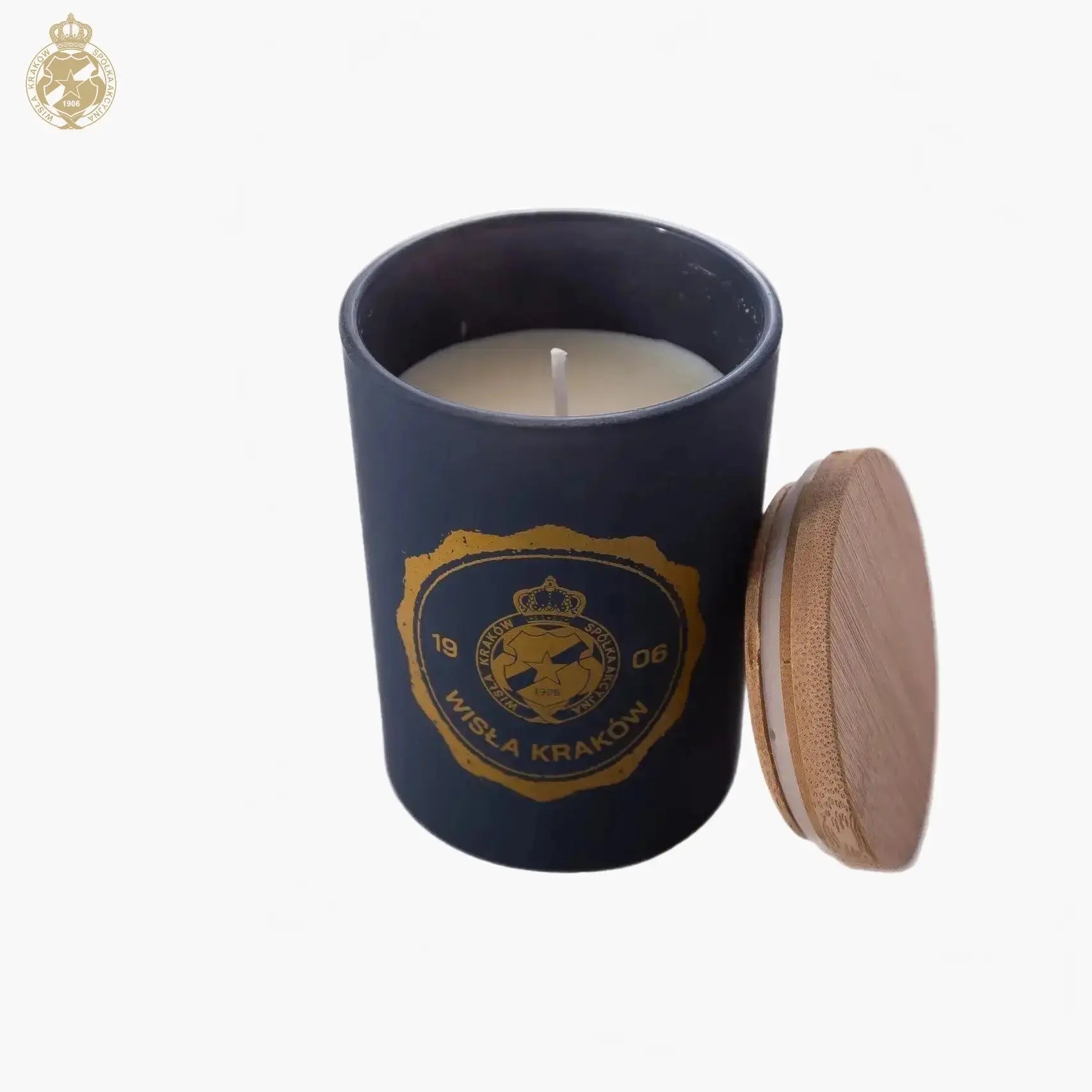 Świeczka Herb SA - szara Official FanShop - TS Wisła Kraków SA