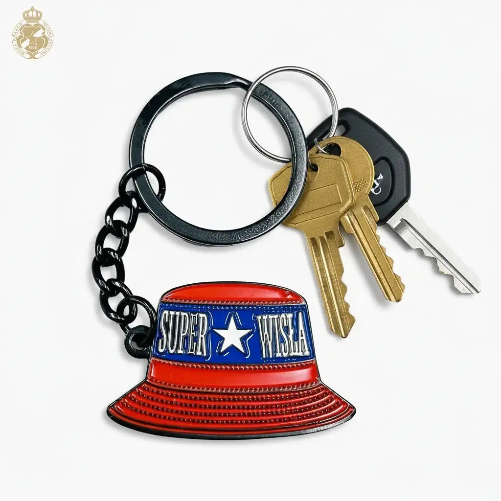 Breloczek metalowy kapelusz Official FanShop - TS Wisła Kraków SA