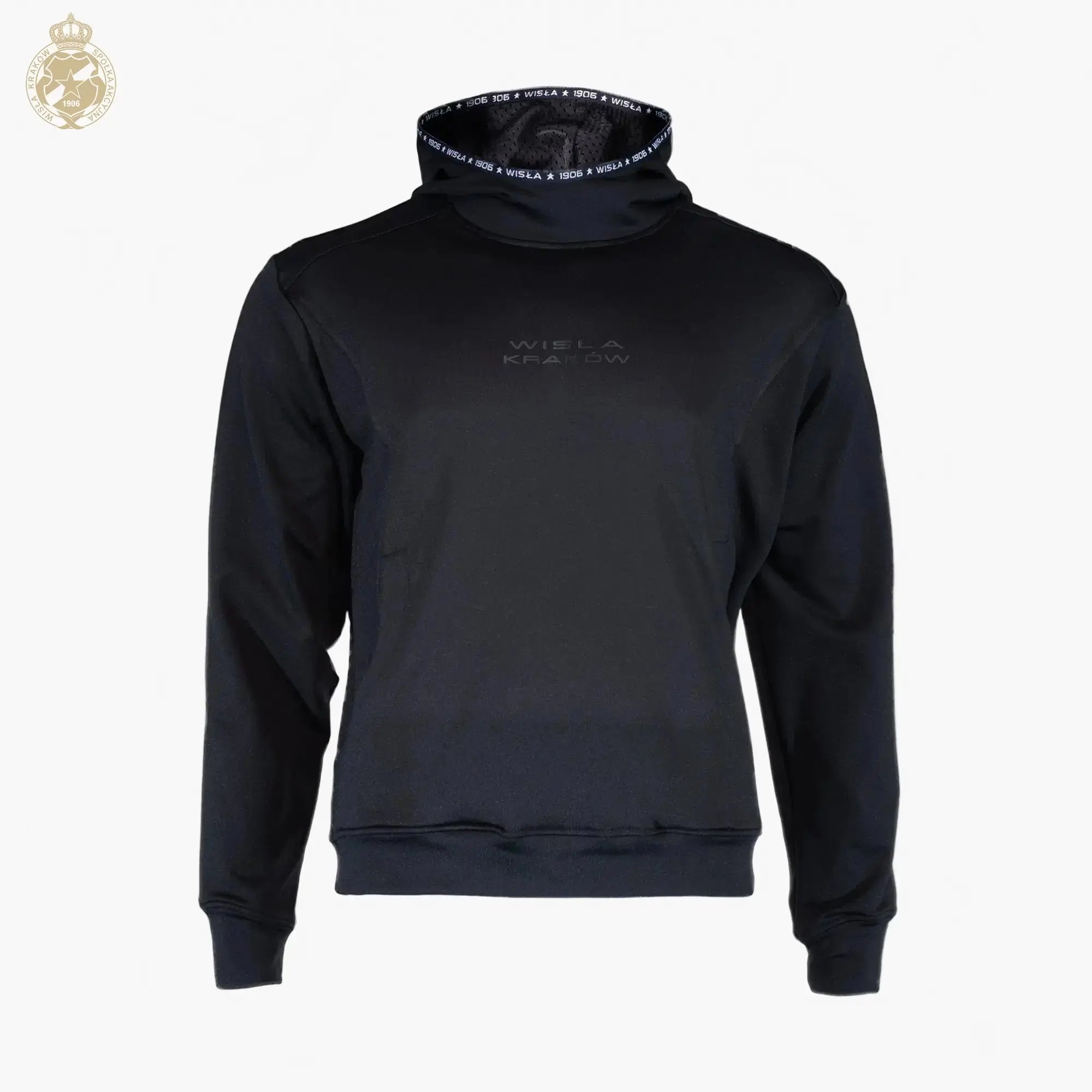 Bluza WISŁA KRAKÓW z kapturem - czarna Official FanShop - TS Wisła Kraków SA