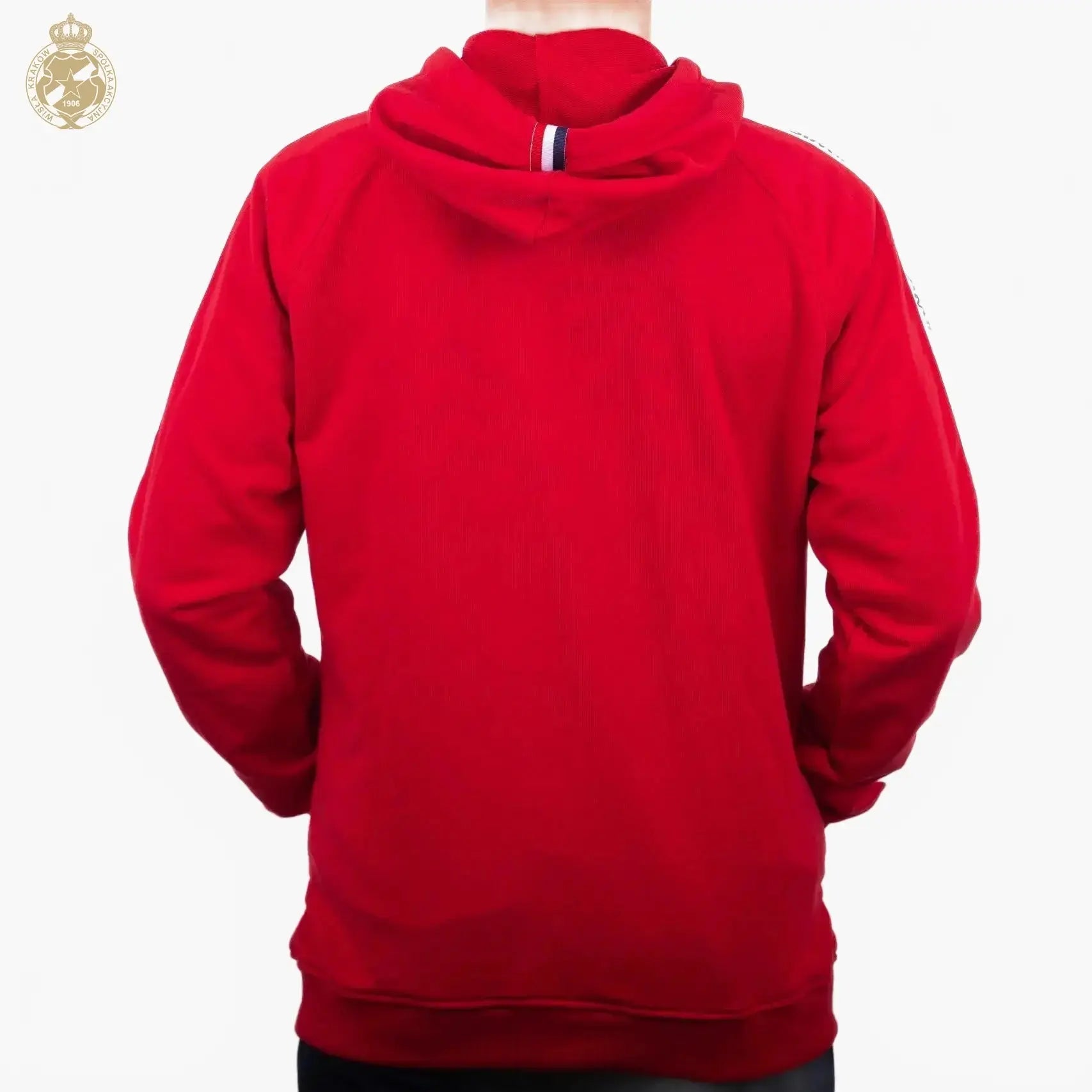 Bluza dziecięca #WIS Gwiazda z kapturem - czerwona Official FanShop - TS Wisła Kraków SA