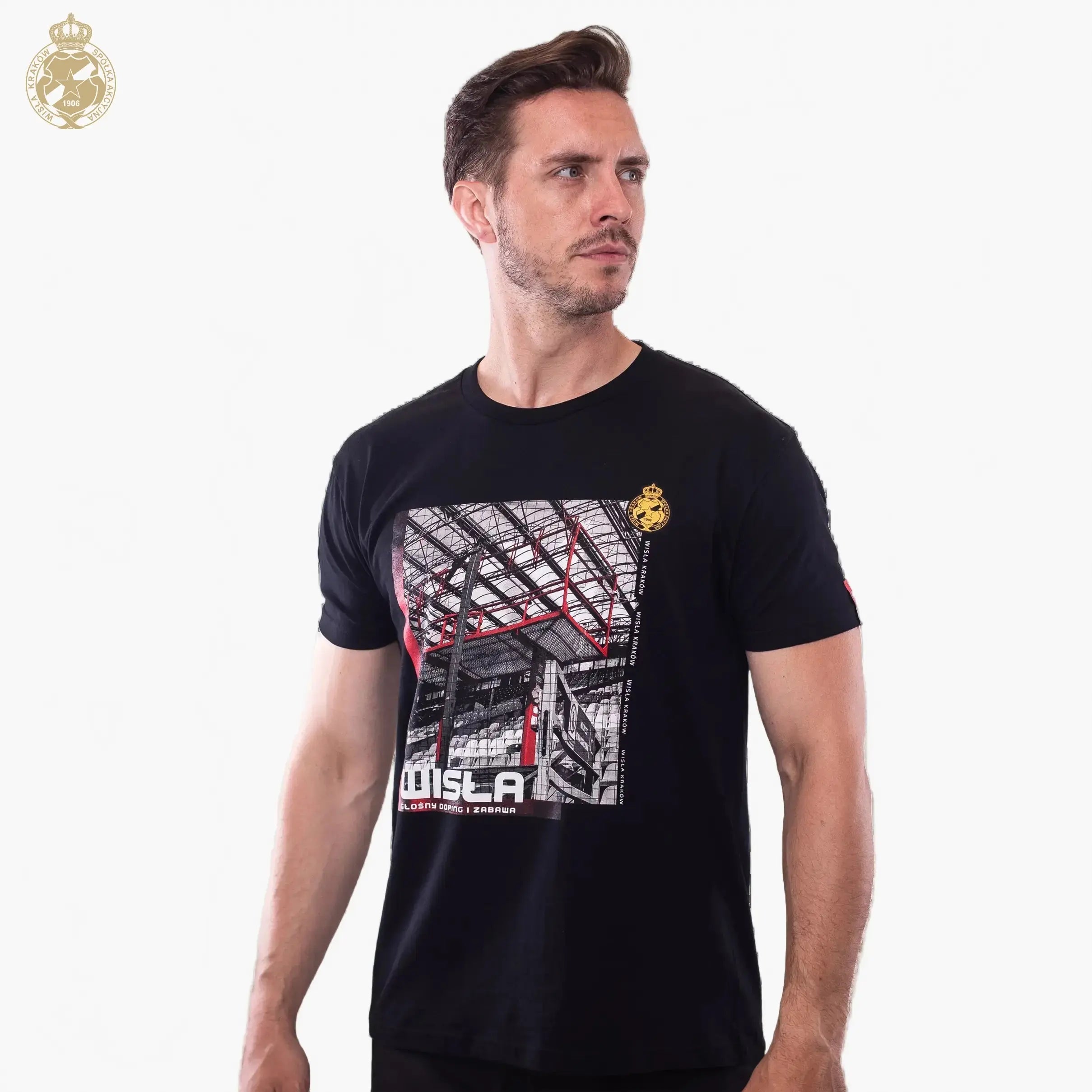T-shirt Gniazdo - czarny Official FanShop - TS Wisła Kraków SA