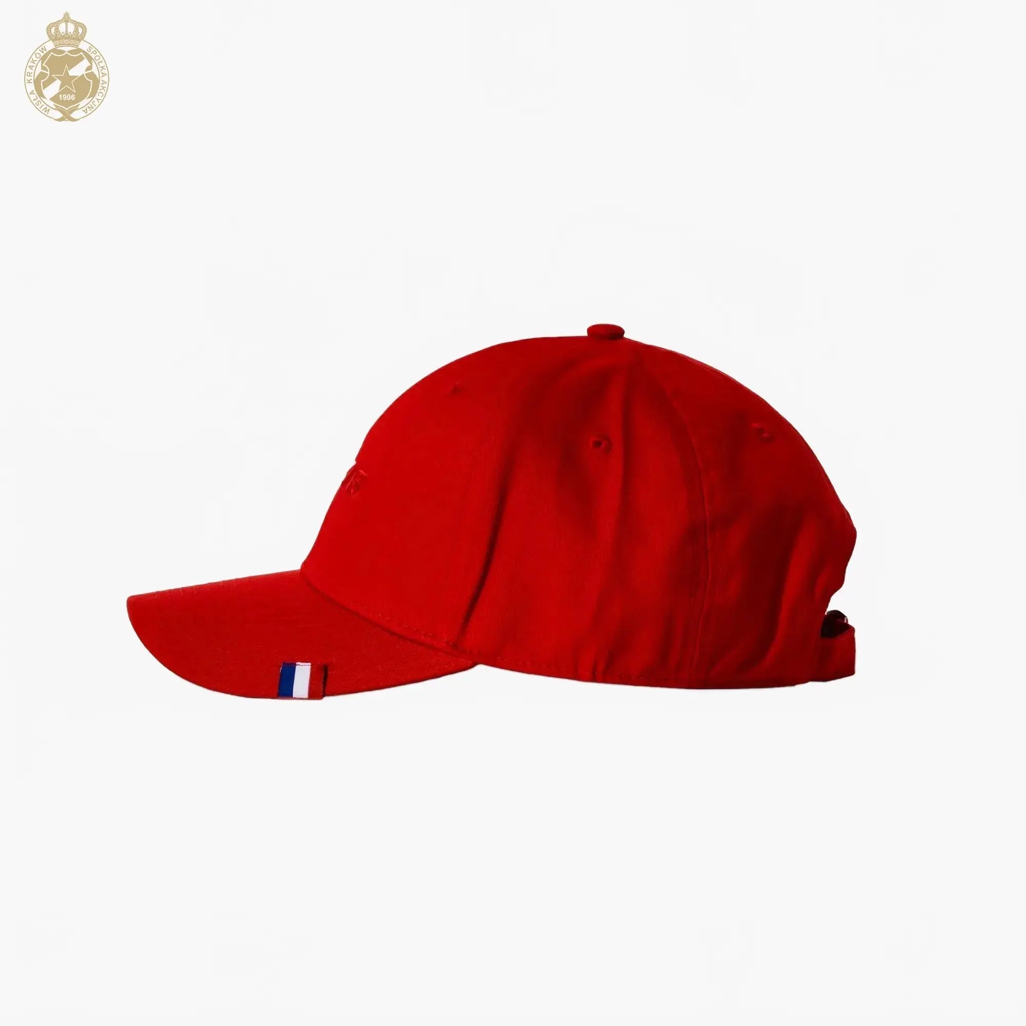 Czapka z daszkiem Gwiazda 1906 - czerwona Official FanShop - TS Wisła Kraków SA