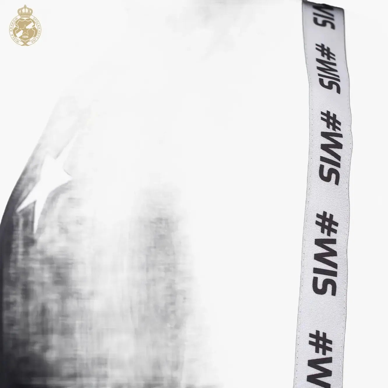 Bluza #WIS z kapturem - czarna Official FanShop - TS Wisła Kraków SA