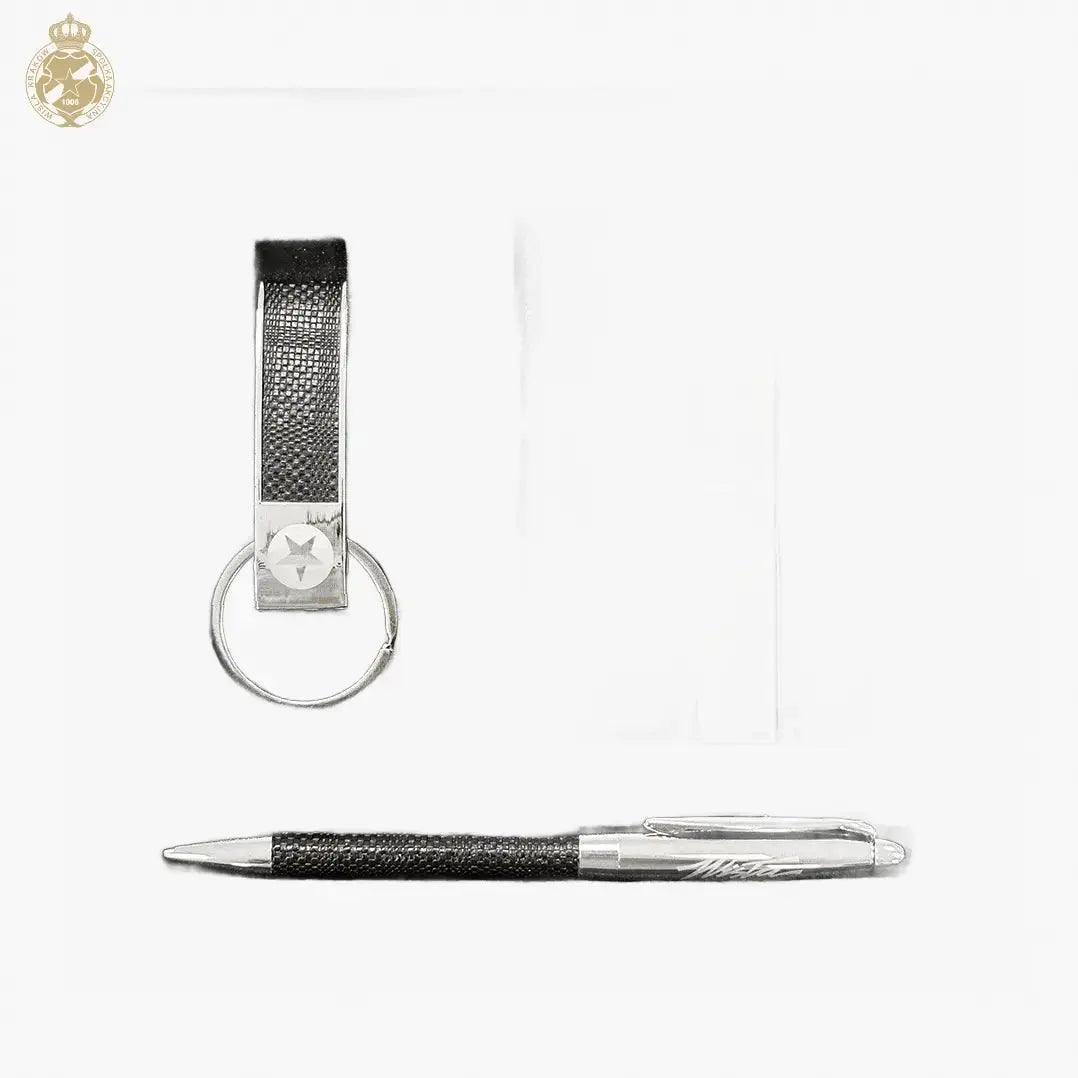 Zestaw Wisła 1906 – wizytownik, długopis i brelok Official FanShop - TS Wisła Kraków SA