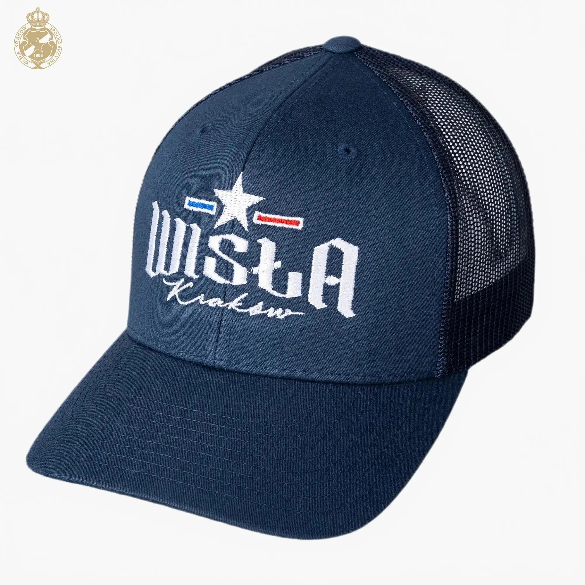 Czapka z daszkiem Wisła Kraków - granatowa Official FanShop - TS Wisła Kraków SA