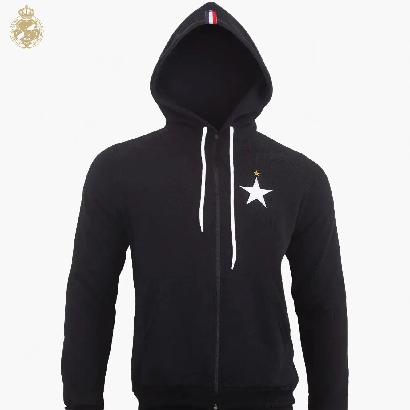 Bluza #WIS z kapturem - czarna Official FanShop - TS Wisła Kraków SA