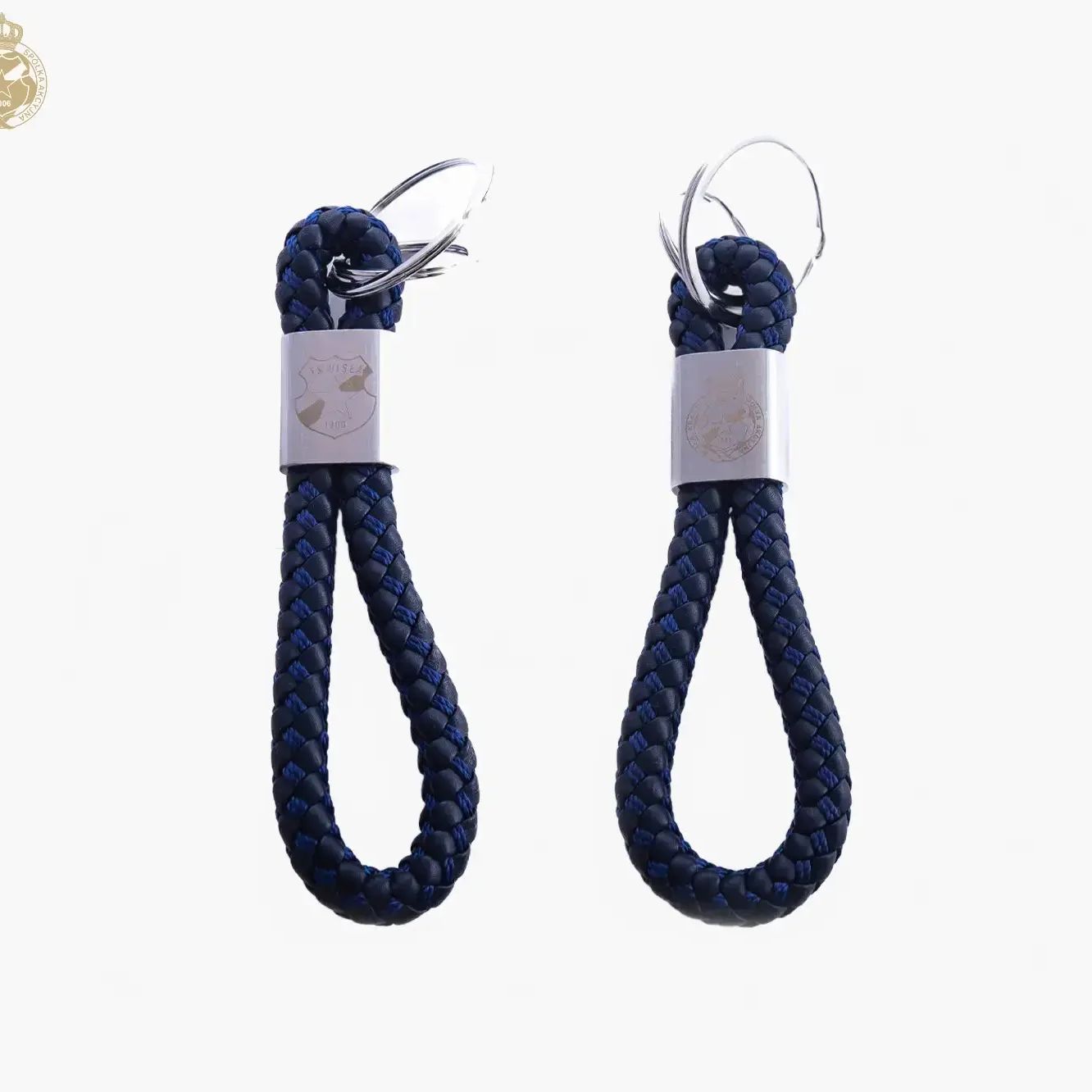 Brelok pleciony - granatowy Official FanShop - TS Wisła Kraków SA