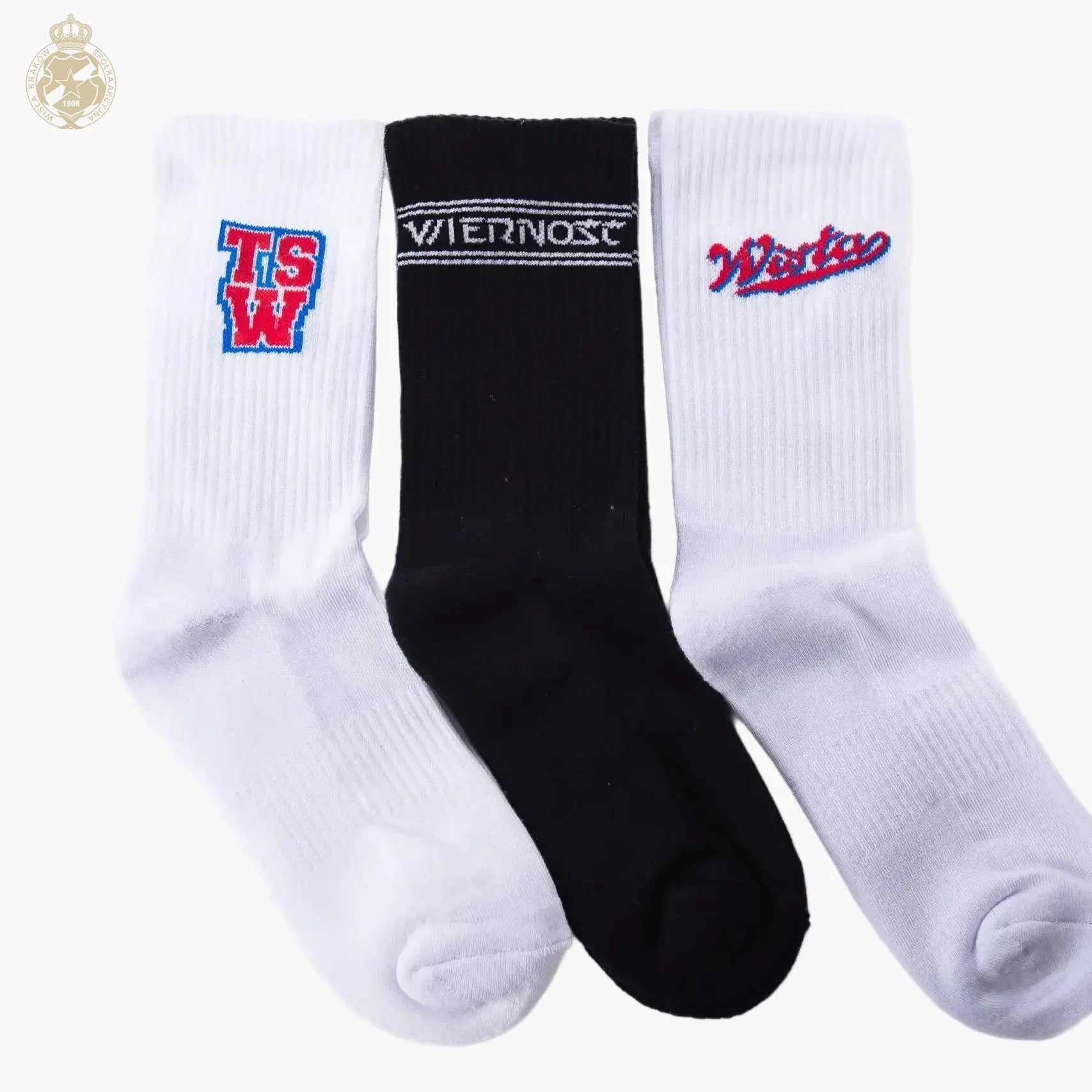 Skarpetki frotte zestaw 2 Official FanShop - TS Wisła Kraków SA