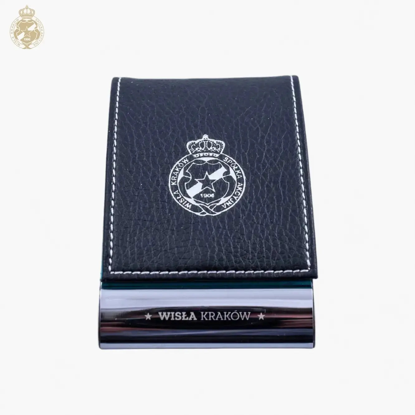 Wizytownik metalowy Herb - turkusowy Official FanShop - TS Wisła Kraków SA