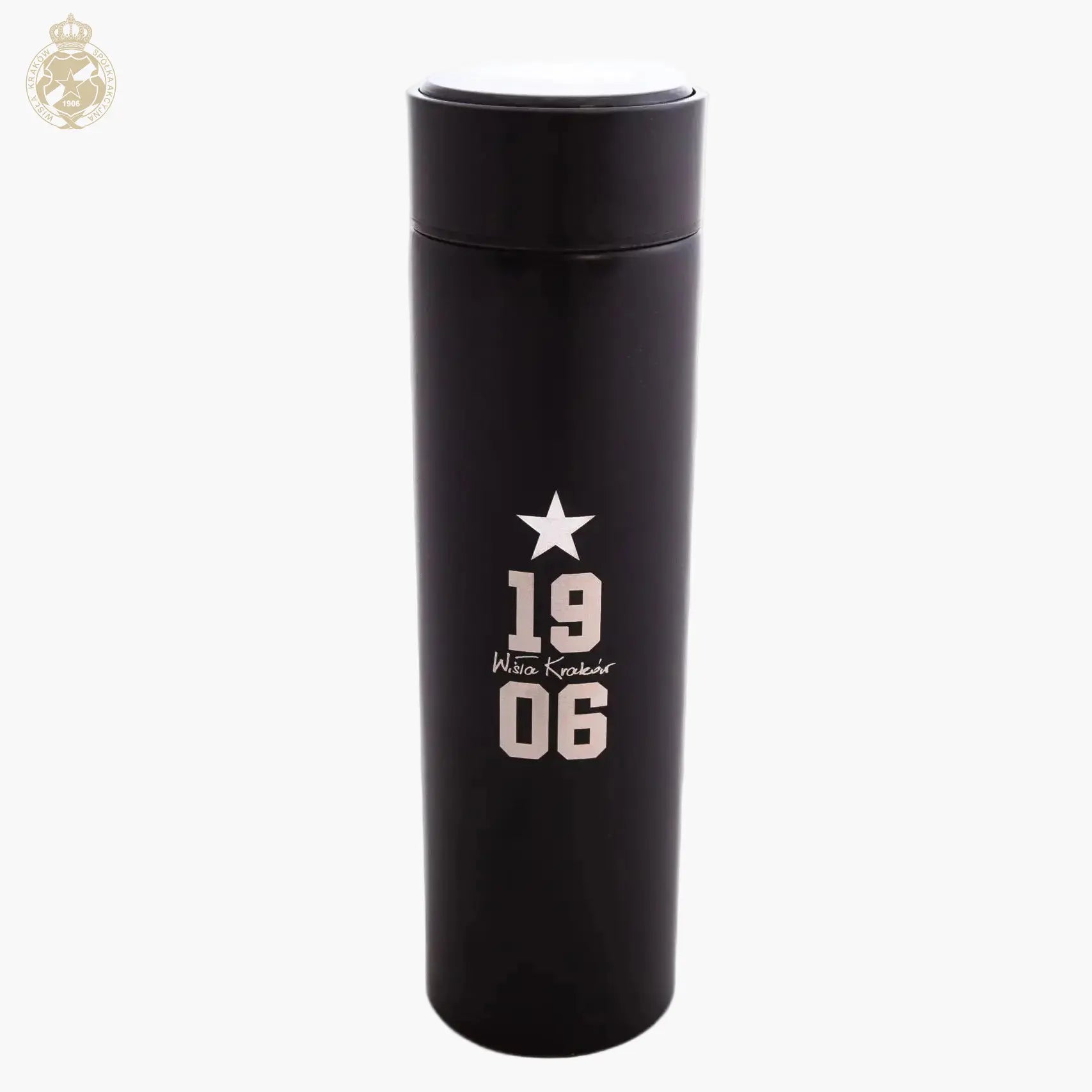 Termos 1906 z czujnikiem temperatury - czarny Official FanShop - TS Wisła Kraków SA
